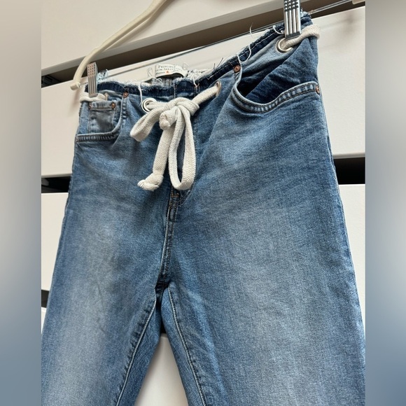 PRINCIPLE DENIM The Castaway Jeans In Holiday Raw Edge Denim Size 28 - Picture 8 of 10